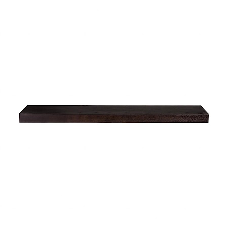 Gfancy Fixtures 43 in. Wooden Floating Shelf, Dark Espresso Brown GF3105892
